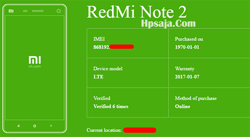 Cek Hp xiaomi asli selesai