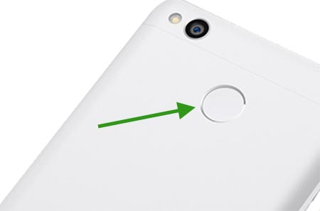 sensor fingerprint xiaomi redmi 3x