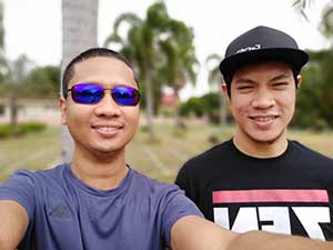 hasil kamera depan vivo v5 plus bokeh
