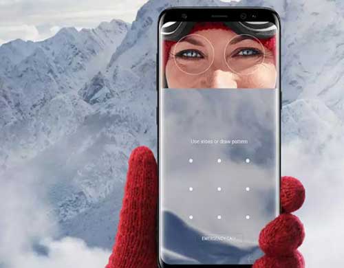 iris scanner samsung s8 dan s8 plus