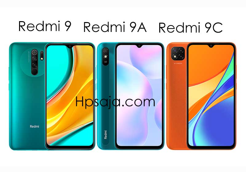 Perbedaan xiaomi redmi 9A, Redmi 9C dan Redmi 9