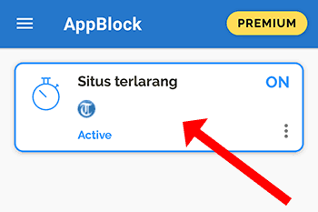 Langkah 1 untuk blokir banyak situs sekaligus