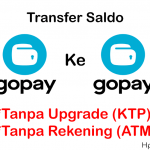 inilah Cara transfer saldo Gopay ke Gopay lain, tanpa upgrade bisa