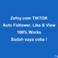 Review zefoycom free followers dan like video tiktok gratis 100% works sudah saya coba