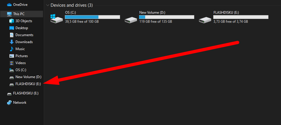 cara membuka flashdisk di laptop terbaru