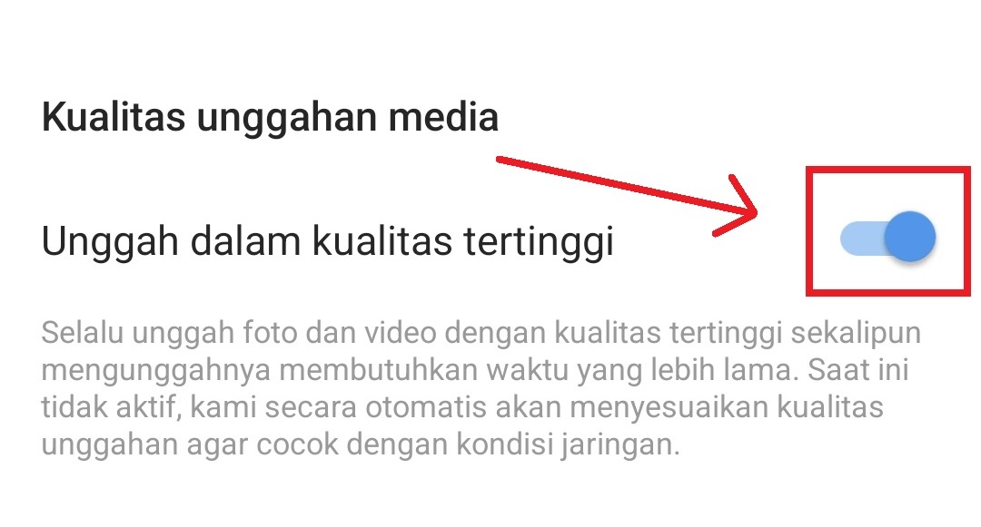 cara setting kualitas unggahan di instagram terbaru