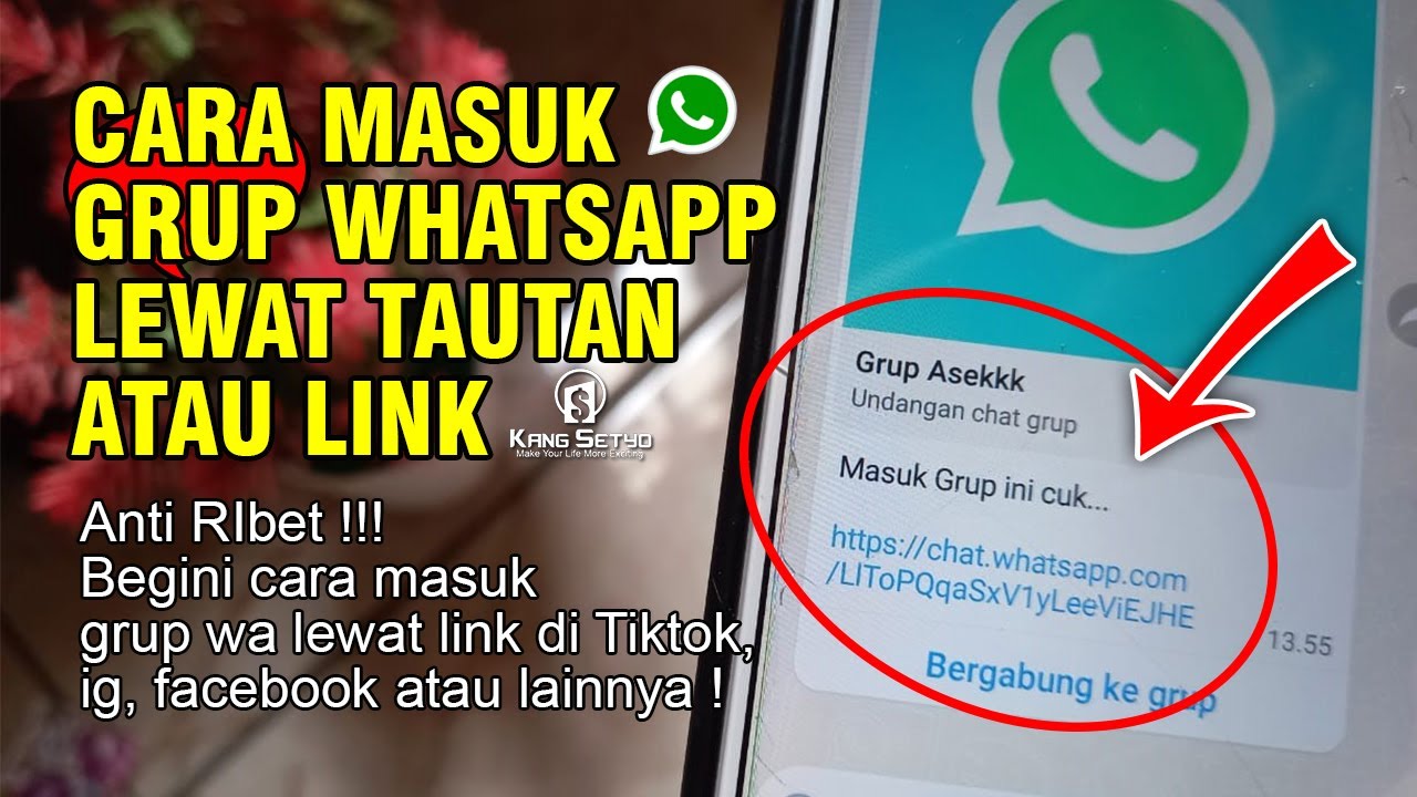 cara masuk grup whatsapp melalui link