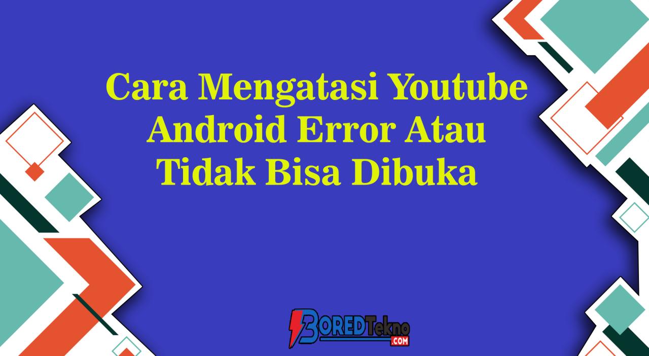 cara mengatasi network error di android