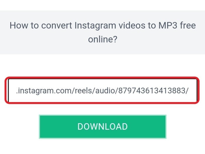 cara download audio di instagram terbaru
