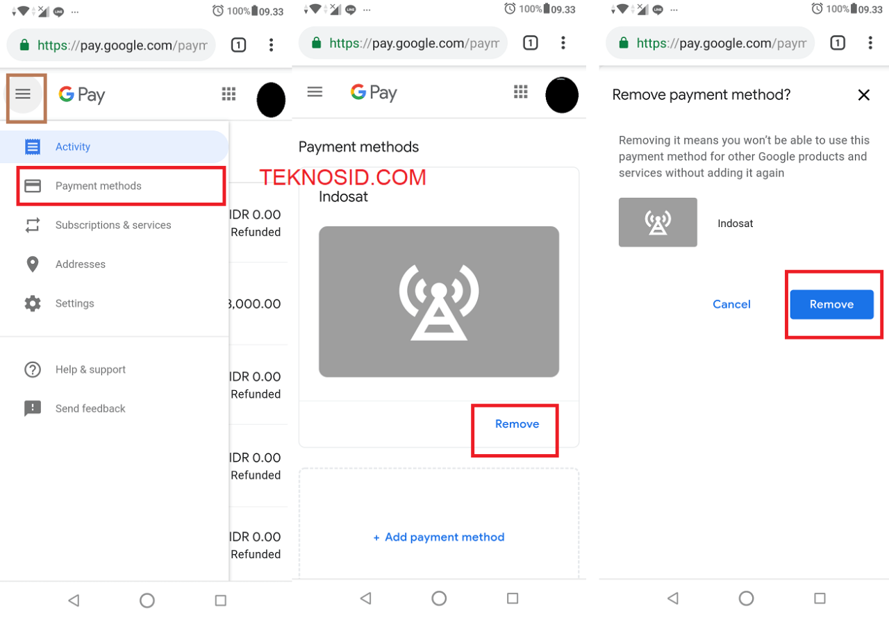 cara menghapus di play store terbaru