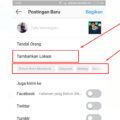 cara menambahkan lokasi di instagram