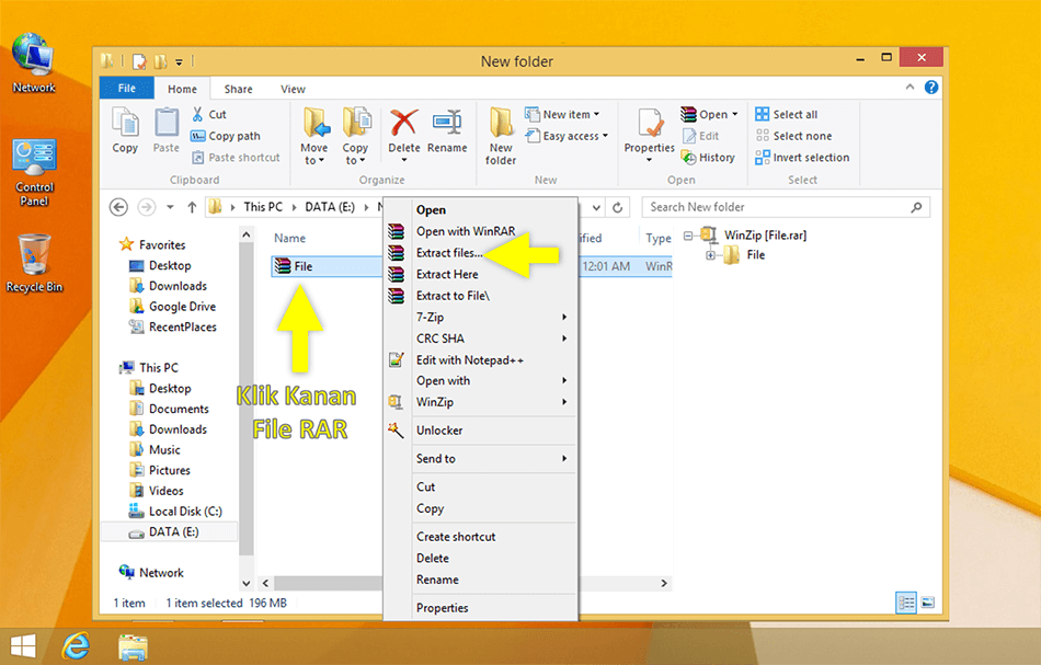 cara membuka file rar yang damaged terbaru