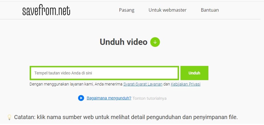 cara download video dari youtube terbaru