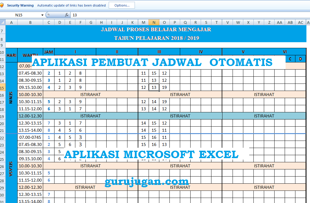 cara membuat jadwal harian di hp