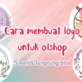 cara membuat logo olshop di hp android terbaru