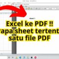 cara pdf excel semua sheet terbaru