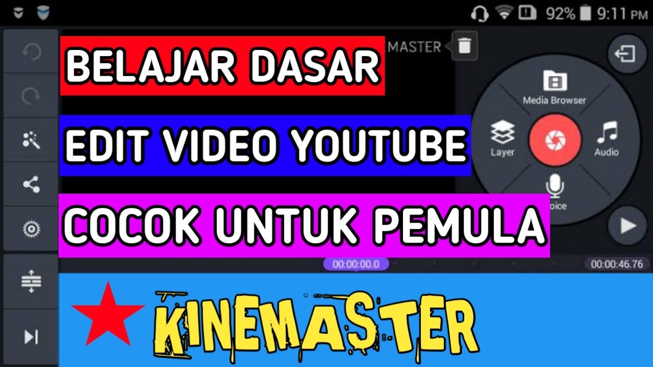 mengedit kinemaster inilah lagu menambahkan rekaman