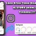 cara mengatasi story instagram error terbaru