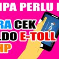 toll nfc saldo cek kartu apabila tempelkan mudah