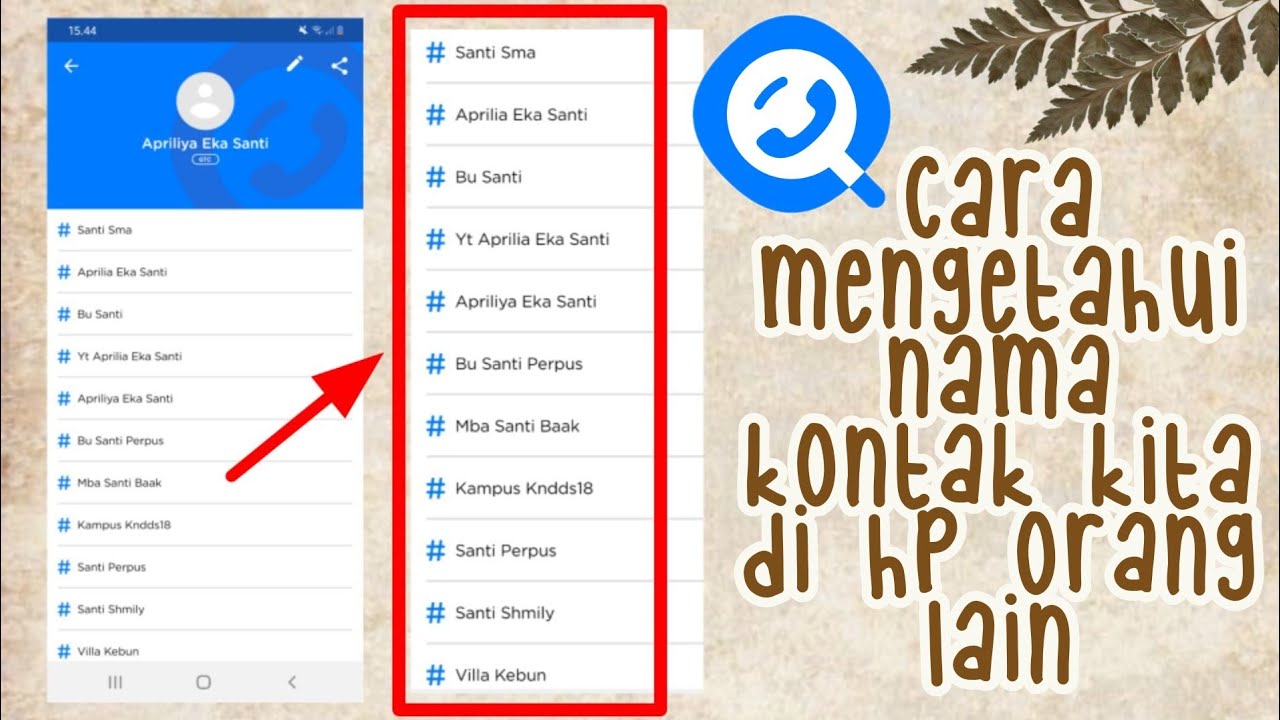 kontak nama orang melihat mengetahui mudah iteachandroid akun tanpa menggunakan ingin bagaimana bagi