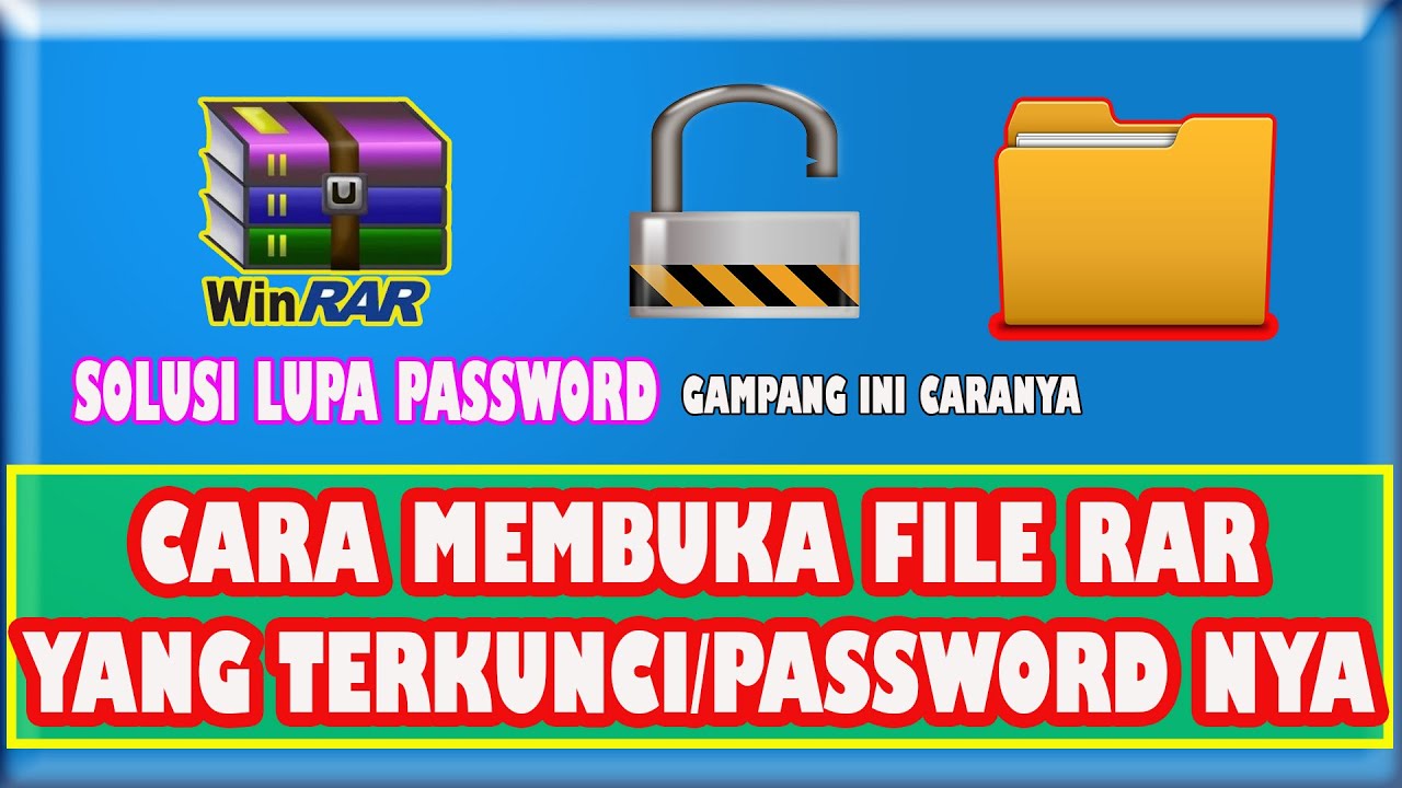 cara membuka file rar yang damaged