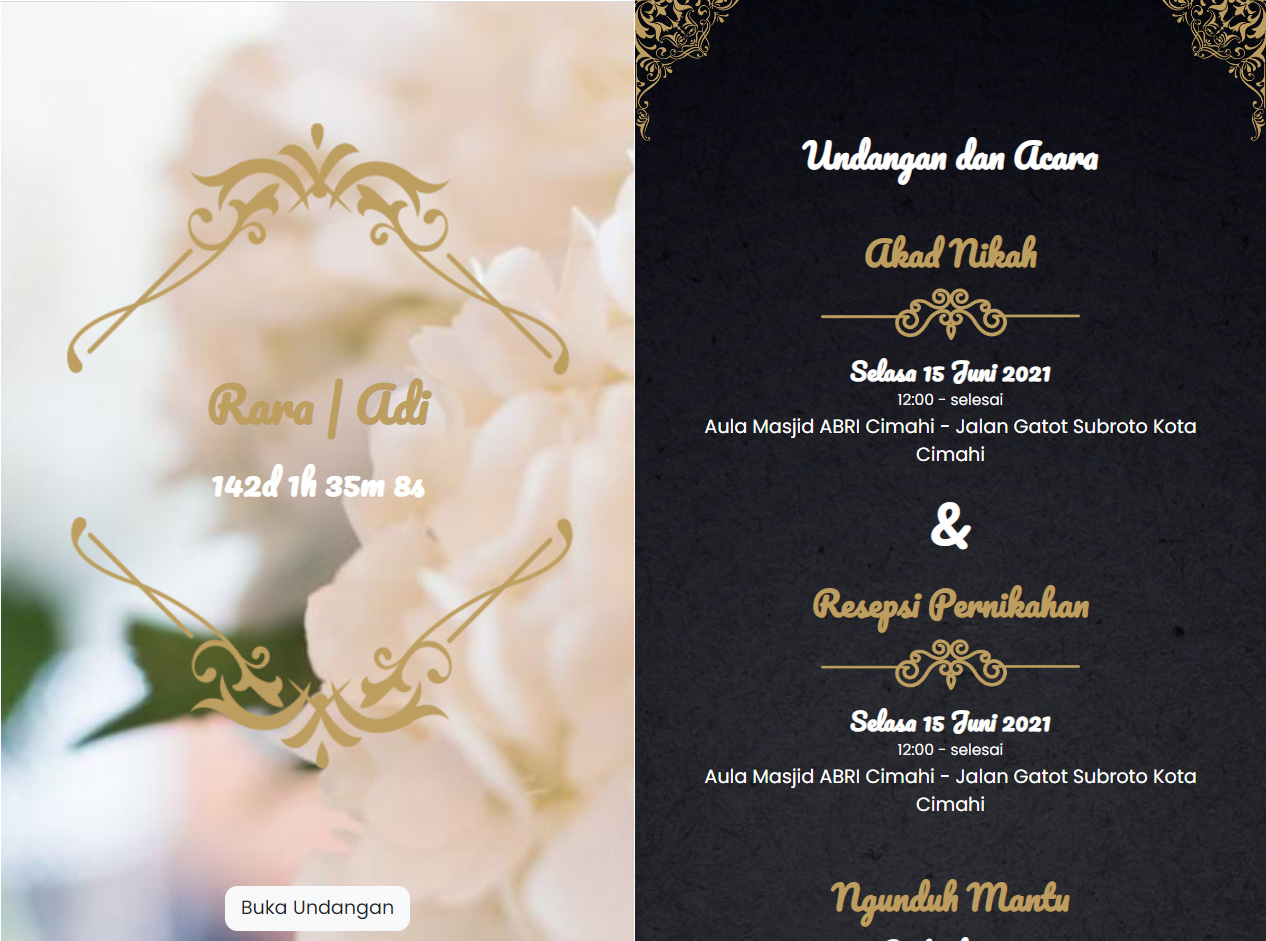 undangan pernikahan contoh islami kartu teks nikah lengkap desain dan acara ciri dengan ucapan bisa bermakna halaman inspirasi pengantin murah