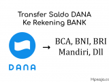 Begini cara transfer saldo DANA ke rekening BANK Begini cara transfer saldo DANA ke rekening BANK